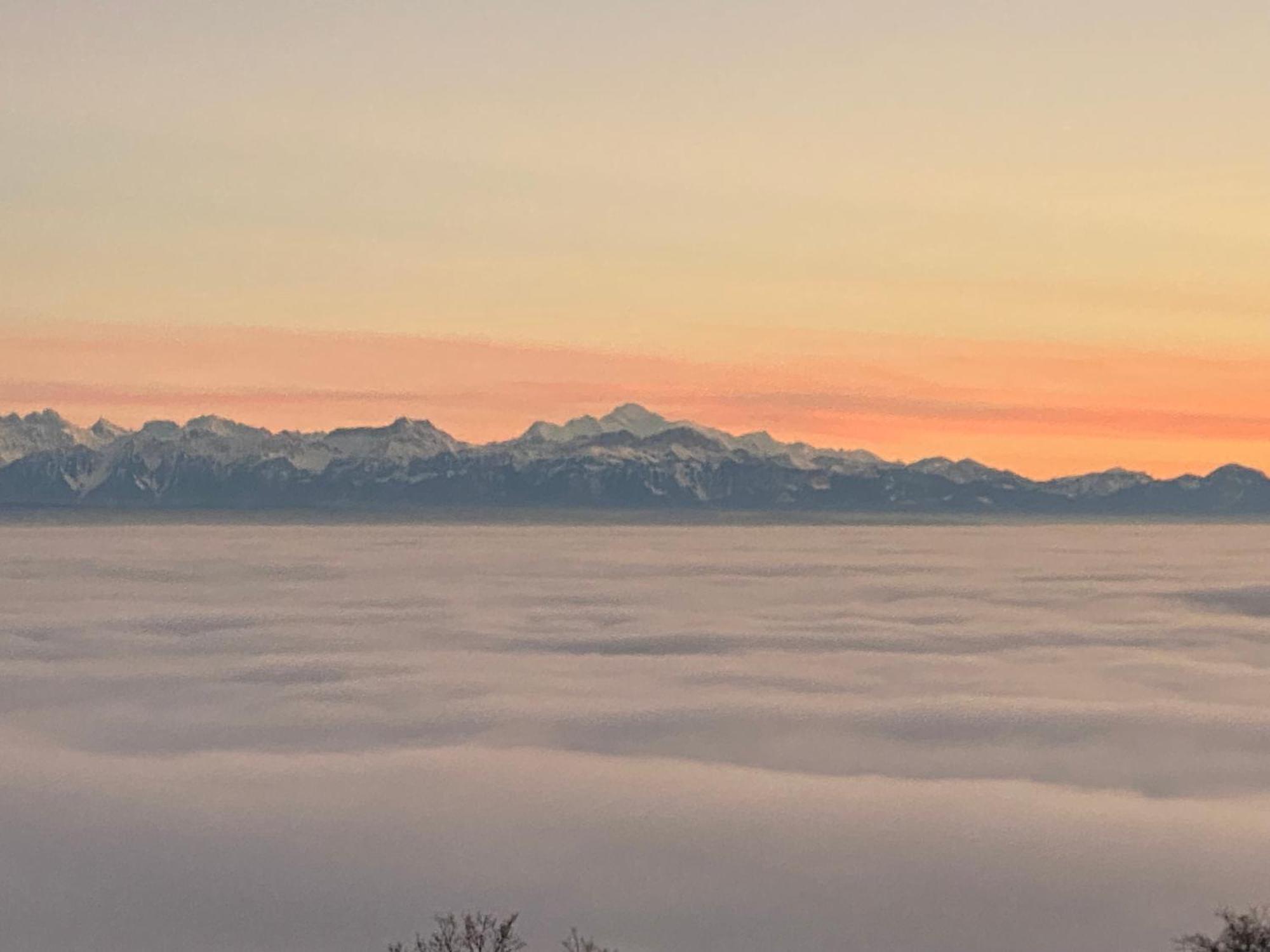 Tevenon Vue Panoramique Alpes-Lac Grandevent Zewnętrze zdjęcie