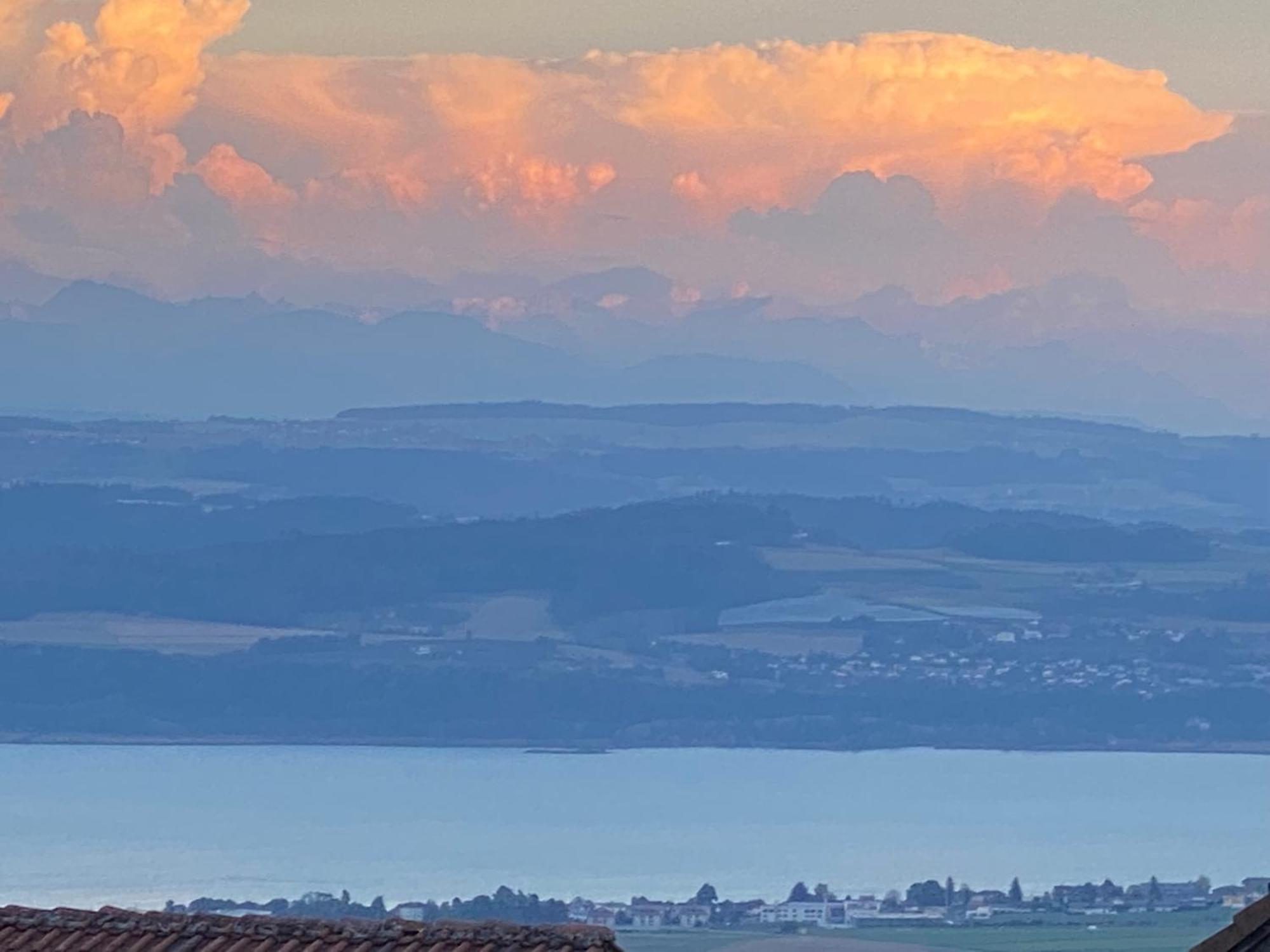 Tevenon Vue Panoramique Alpes-Lac Grandevent Zewnętrze zdjęcie
